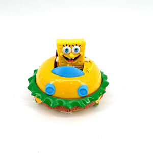 EUC 2015 Viacom Sponge Bob Squarepants Krabby Patty Wagon Vehicle Toy